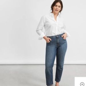 EVERLANE Faded Indigo Straight Jeans - Size 31